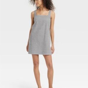 a new day | Dresses | Womens Tank Mini Shift Dress A New Day Black Gingham  | Poshmark